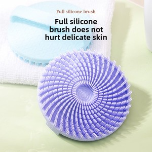 Brosses de nettoyage en forme de boule en silicone de qualité alimentaire, entièrement naturelles, pour le bain, la douche, les soins du corps et des cheveux - Product Image 2