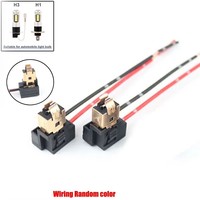 H1 H3 voiture ampoule prise tordu prise cuivre noyau Double fil bakélite prise voiture lampe prise connecteur fil