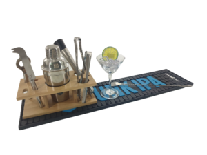 Tapis de bar antidérapant en PVC avec logo personnalisé, long tapis de protection en caoutchouc pour comptoir de bar, accessoires de bar en gros - Product Image 4