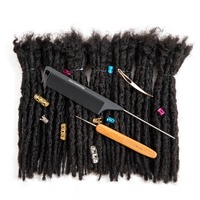 Originea RTS Prezzo all'ingrosso Estensioni di capelli vergini Remy brasiliani con texture interlock e ricci crespi per Microlocs e Sisterlocks