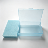 Boîte de rangement dentaire en plastique de 4 pouces avec logo personnalisé, pour prothèses, modèles dentaires et implants, avec mousse de protection pour laboratoire dentaire