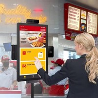 Pantalla LCD de 15.6 Pulgadas y 1080p para Señalización Digital Android, Kiosco de Autoservicio para Negocios, Reproductor de Carteles para Tiendas Minoristas y Centros Comerciales