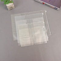 Plusieurs fentes pour cartes transparentes porte-passeport étui organisateur de carte d'identité voyage protecteur pochette à fermeture éclair pour carnet de voyage