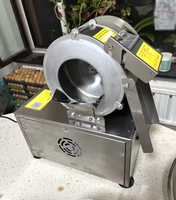 Machine Électrique Commerciale pour Trancher et Râper le Gingembre, le Manioc, la Coriandre, le Plantain et les Chips de Pommes de Terre