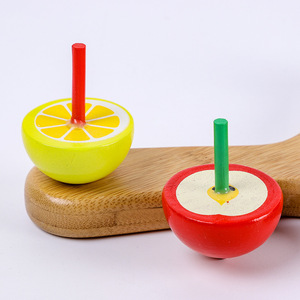 Toupie en bois Autonomie aux couleurs vives pour enfants de 2 à 6 ans - Product Image 2