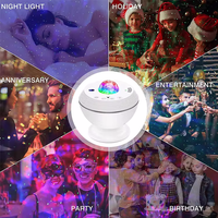 Lampes de projection laser étoile lune pour la chambre, contrôle intelligent par application, lampe de projection d'eau ciel nocturne LED de chevet