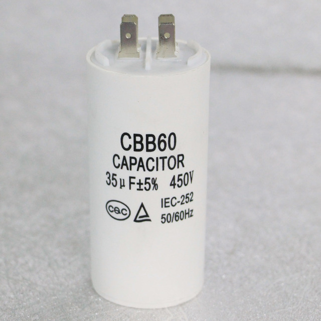 CBB60 Air Compressor Start Capacitor 35UF 450V Custom Compressor Capacitor