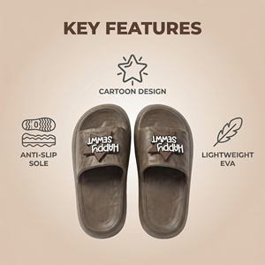 Pantuflas Deportivas para Hombre, Diseño Evergreen, Punta Abierta, EVA Antideslizante, Transpirables, Impermeables y Acolchadas, para Interiores y Exteriores - Product Image 3