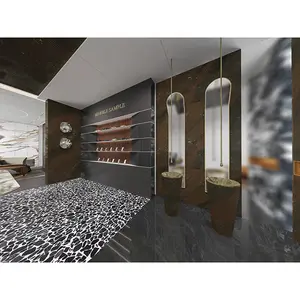 badezimmer wohnzimmer flexible paneele innenausbau 1 mm-5 mm ultradünner marmor wasatz roter naturstein