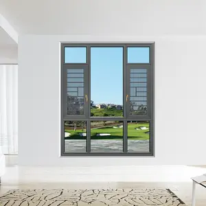 Furniture Contracting Project Professionlal Design Aluminium Modern Casement Windows