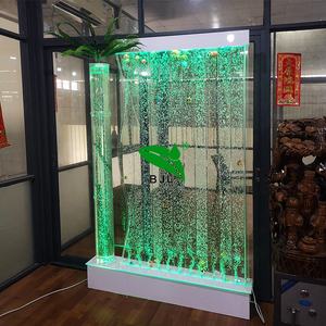 Décoration intérieure, aquarium océanique, fontaine d'eau LED, mur de bulles en acrylique - Product Image 2