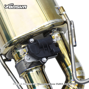 Sistema de Escape Boska Factory Valvetronic de Titanio/Acero Inoxidable 304 Pulido para Mercedes-Benz CLS63 AMG W218 5.5T - Product Image 4