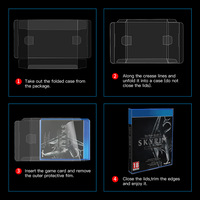 Boîte de protection transparente pour cartouches de jeux PS2/Xbox 360/Xbox/WII/Wii U/GameCube