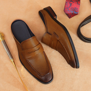 Bottes classiques pour hommes de haute qualité, design personnalisé, en cuir véritable, confortables, antidérapantes, chaussures décontractées pour l'automne - Product Image 3