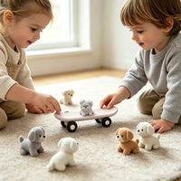 Jouet de skateboard en silicone personnalisé pour enfants, mini figurine de skateboard, jouet en silicone OEM pour enfants avec moule CNC interne