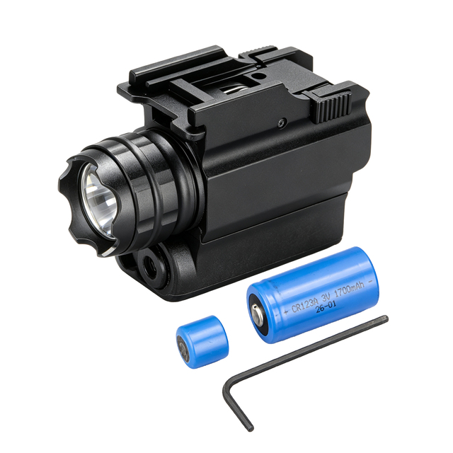 Light Green Laser Combo 250LM LED Quick Release Mount for Range Training Compact Tactical Flashlight