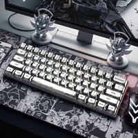 Capuchons de touches de clavier mécanique en PBT Cherry, 74/135 touches, thème de bande dessinée Anime russe, accessoires d'ordinateur de jeu personnalisés à faire soi-même