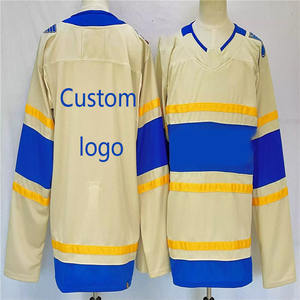 Jersey de Hockey sobre Hielo Personalizado con Bordado para Hombre |   Uniforme de Equipo Estilo Hoja de Arce |   Camiseta de Hockey con Logotipo Personalizado al por Mayor - Product Image 4