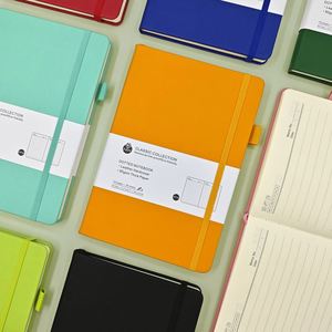 Libreta de Viaje Mini Personalizada con Logotipo, Tamaño A7/A5, 100 Hojas, Promocional, de Cuero PU, Encuadernación Cosida, con Impresión a Color en el Interior - Product Image 1