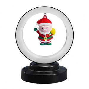 Nouvelle décoration de Noël 2024, cadeau, Père Noël, lune, lampe de nuit LED, décoration de la maison, ornements lumineux colorés, cadeau de Noël - Product Image 3