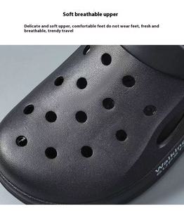 2025 hommes Style coréen vêtements d'extérieur décontractés chaussures antidérapant à semelles épaisses plate-forme plage Slip-Ons doux-orteil infirmière pantoufles pour l'été - Product Image 5