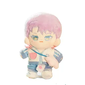 Muñeco de peluche Kpop star de 20 cm, muñeco de algodón personalizado de fabricante de China, juguetes de peluche de 20 cm