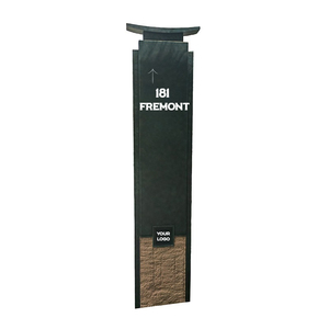 Señalización Direccional Moderna para Calles y Servicios Públicos, <span class=keywords><strong>Flechas</strong></span> de Aluminio Limpio con Bordes Reflectantes - Product Image 5