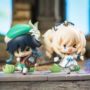 Figura de Gacha juguete Genshined <span class=keywords><strong>Impact</strong></span> Klee Diluc Venti Fischl Kaeya caja ciega muñeca coleccionable regalo para niños figura de acción de anime - Product Image 5