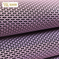 Tissu en maille tricotée chaîne 100 % polyester 3D Spacer, résistant à l'abrasion et aux déchirures, pour empeignes et languettes de chaussures de sport, de randonnée et de baskets