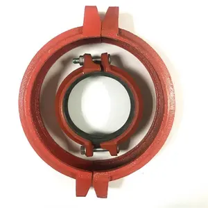 Ductile Iron Grooved Clamp Joints for ANSI 150 Grooved Butterfly Valves