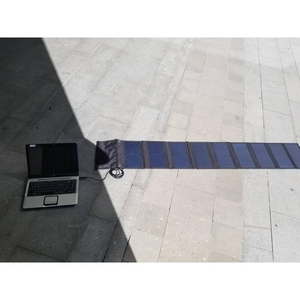 Oferta Especial: Panel Solar Portátil Plegable de 60W de Alta Eficiencia (22%-25%), Negro, para Exteriores, Flexible, Monocristalino, Inteligente - Product Image 6
