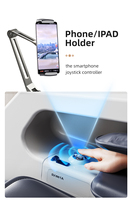 Fauteuil de massage électrique GUOHENG de luxe à gravité zéro avec rail SL, massage IA, fauteuil inclinable pour massage corporel complet et étirement lombaire 3D