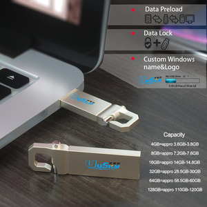 USKY Meilleur Cadeau Clé USB 2.0 <span class=keywords><strong>Flash</strong></span> Drive 8Go en Métal Pendrive 16Go 32Go 64Go 128Go Bâton USB 2.0 Pen Drive Disque <span class=keywords><strong>Flash</strong></span> USB pour HP - Product Image 3