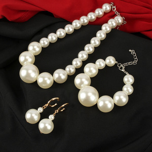 Collar de Perlas Blancas Redondas para Mujer, Uso Diario, Origen Yiwu X5-X732 - Product Image 2