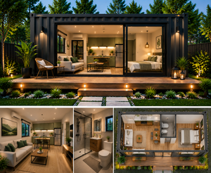 บ้านคอนเทนเนอร์สำเร็จรูปแบบขยายได้ ขนาด 20 ฟุต 40 ฟุต พับเก็บได้ - Product Image 2