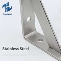 Zuogang 2 PCS Großhandel Gusseisen halterungen Metall Wandre gal Stahl verstellbare abnehmbare Halterungen