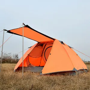 Tienda de cabina instantánea NPOT para tiendas de varillas de aluminio para exteriores, tiendas de campaña de supervivencia salvaje al aire libre sólidas y duraderas para acampar al aire libre