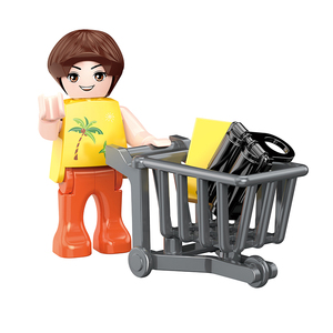 <span class=keywords><strong>COGO</strong></span> 376 шт магазин строительные блоки для детей девушка игровой набор кирпичных блоков игры модель игрушка для малыша «сделай сам» - Product Image 2