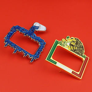 دبابيس قبعات معدنية مكسيكية جديدة عالية الجودة، شارات كرة السلة الأمريكية الكرتونية للقبعات - Product Image 5