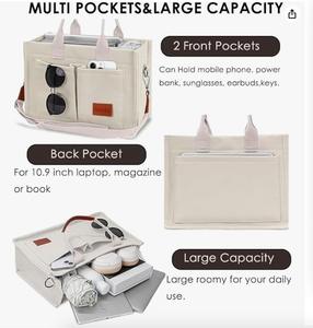 Sac fourre-tout de grande capacité, prix d'usine, vente en gros, OEM ODM, haute qualité, tendance, logo personnalisé, portable, sac élégant pour l'extérieur - Product Image 3