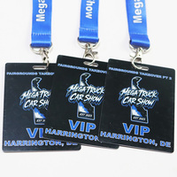 Lanière d'exposition Keepfly avec badges en plastique, passe événementiel, passe VIP, étiquette nominative, accès backstage – Livraison rapide du fabricant