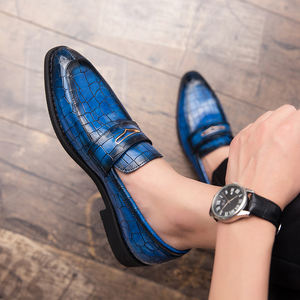 รองเท้าหนังแท้ราคาโรงงาน ขายส่ง รองเท้าออกซ์ฟอร์ดผู้ชายหนัง PU หรูหราทันสมัย ทำมือ รองเท้าโลฟเฟอร์ - Product Image 2