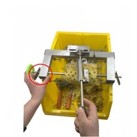Handmatige ananas- en meloen schilmachine met handkruk