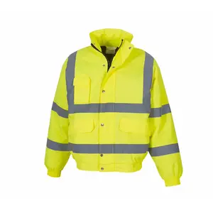 Premium Mid-weight High Visibility Bomber Jacket for Working