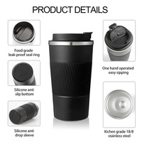 Tendance nouvelle tasse à thé au lait Portable pour voyage tasse à café isoler l'eau bouteille thermique en acier inoxydable flacons à vide Thermos