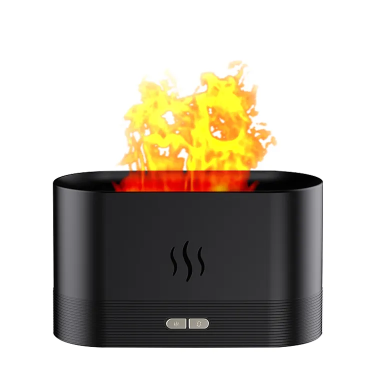 전기 USB 냄새 차 공기 diffuseur Flamme 가습기 공기 청정제 정유 화염 유포자