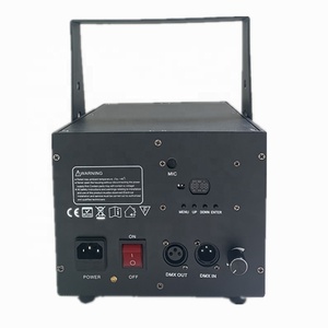 Chuyên nghiệp âm thanh 2 Wát đầy đủ màu sắc RGB ánh sáng laser DMX512 hoạt hình ánh sáng laser chiếu cho Home Party Wedding hiển thị - Product Image 2