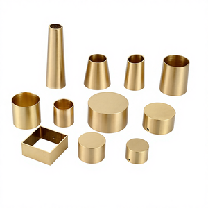 Pièces décoratives en laiton et acier inoxydable usinées CNC de formes multiples avec brochage (OEM) - Product Image 1