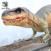 Fournisseur de modèles de dinosaures robotiques 3D réalistes, Tyrannosaurus animatronique pour exposition, parc d'aventure pour enfants en intérieur/extérieur, musée
