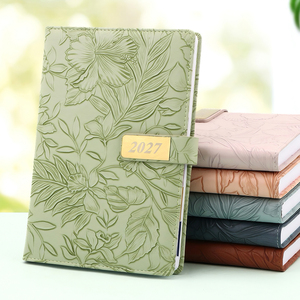 Agenda Planner A5 Personalizzata con Blocco Note Floreale e Lucchetto, Colore Rosa - Fornitore Gold - Product Image 5